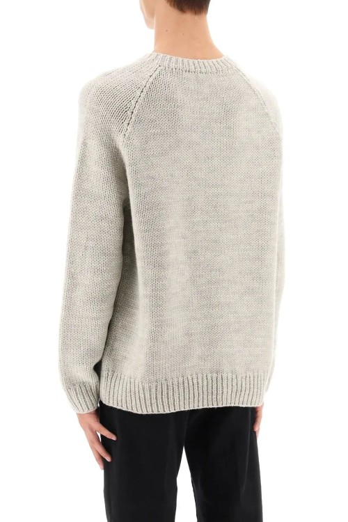 Shop Dsquared2 Grey Knit Sweater