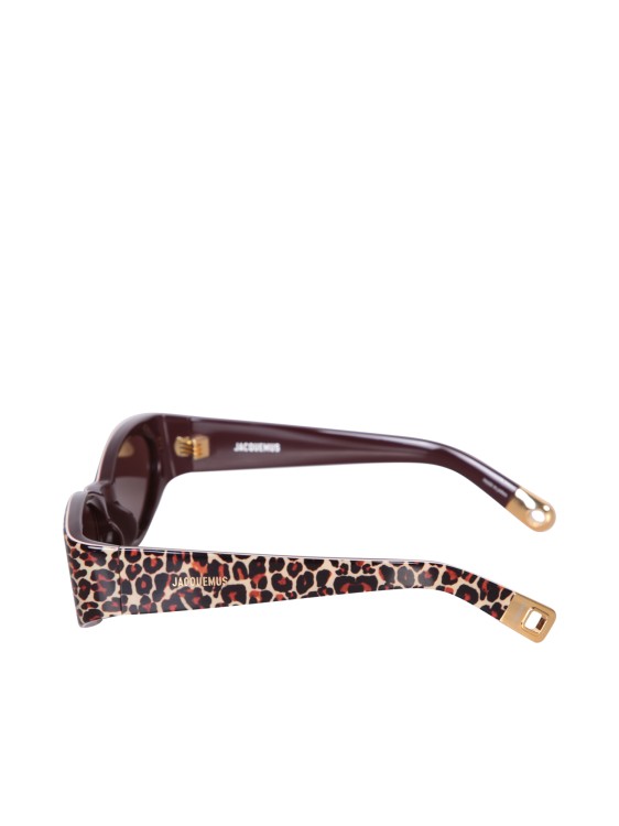Shop Jacquemus Acetate Sunglasses In Black