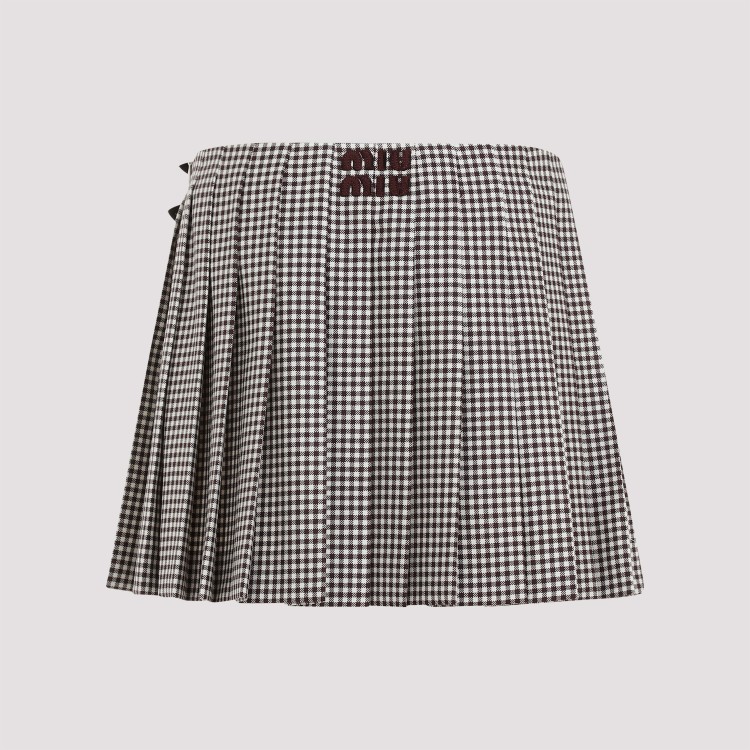 Miu Miu Skirts In White