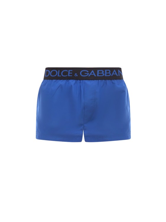 Dolce & Gabbana Swim Trunks In Blue