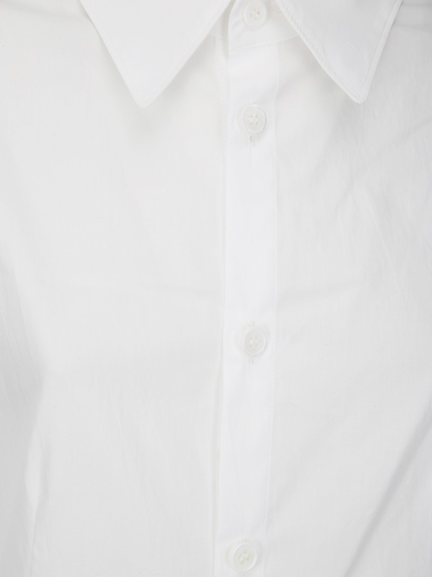 Yohji Yamamoto Draped Shirt In White