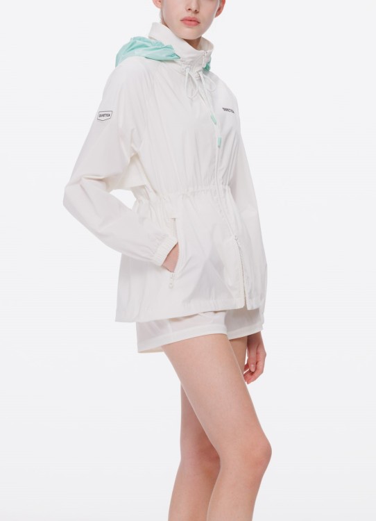 Shop Duvetica Mirisa T Mid-length Hooded Jacket In Neutrals