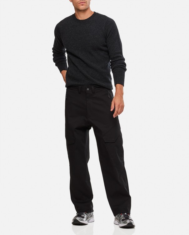 Shop Drumohr Crewneck Wool Sweater In Black