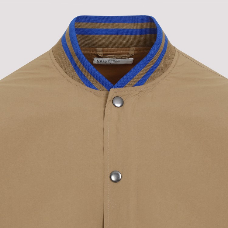 Universal Works Sand Ns Bomber Recycled Polyamide Jacket In Neutrals