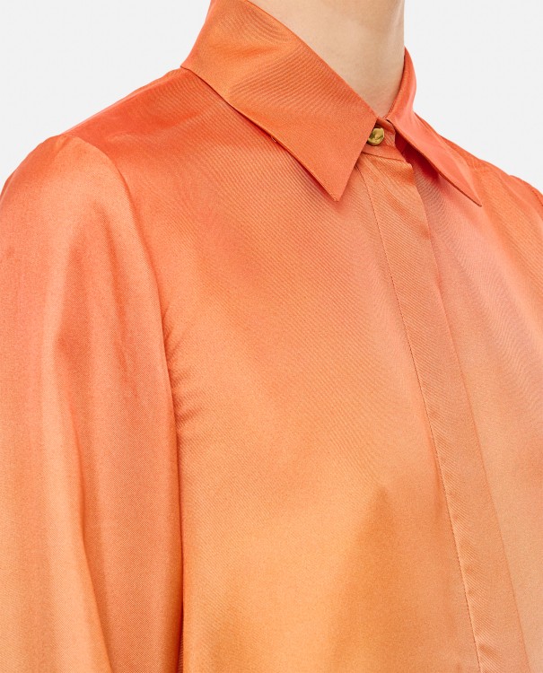 Shop Zimmermann Tranquillity Scarf Shirt In Pink