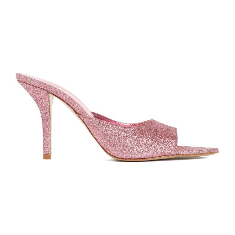 Gia Borghini X Pernille Teisbaek Perni 100mm Mules In Pink