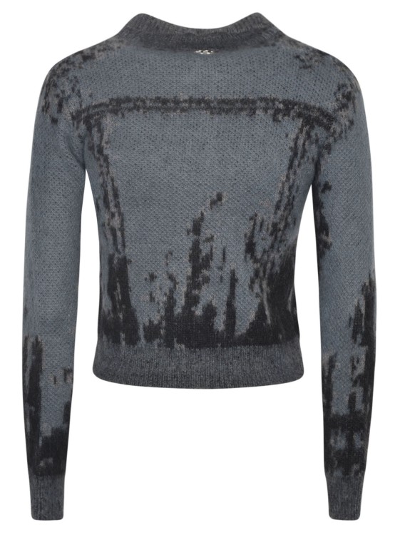 Shop Diesel Knitted Navy Blue Sweaters