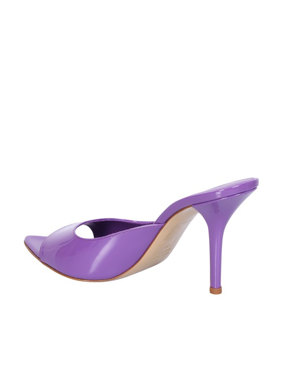 Shop Gia Borghini Purple Pointed Toe Sandal