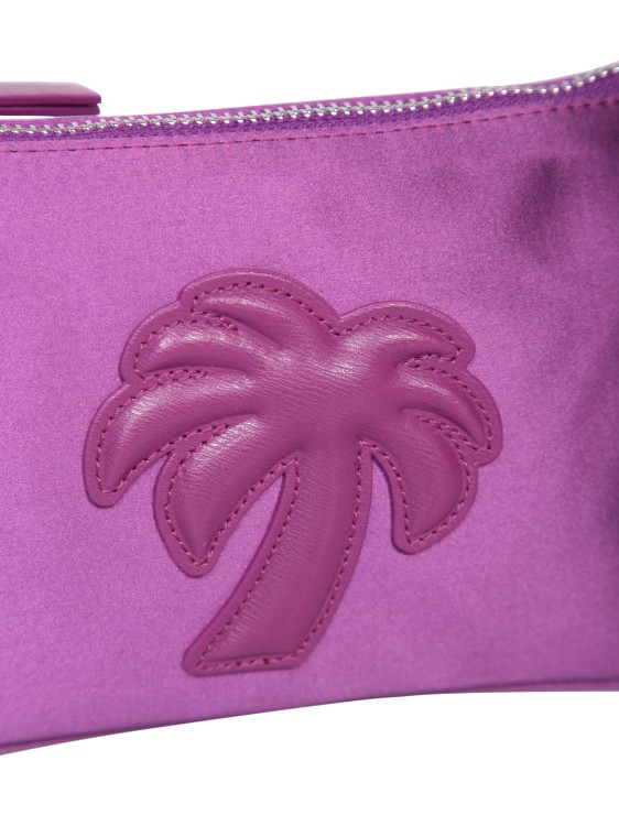 Shop Palm Angels Purple Silk Bag