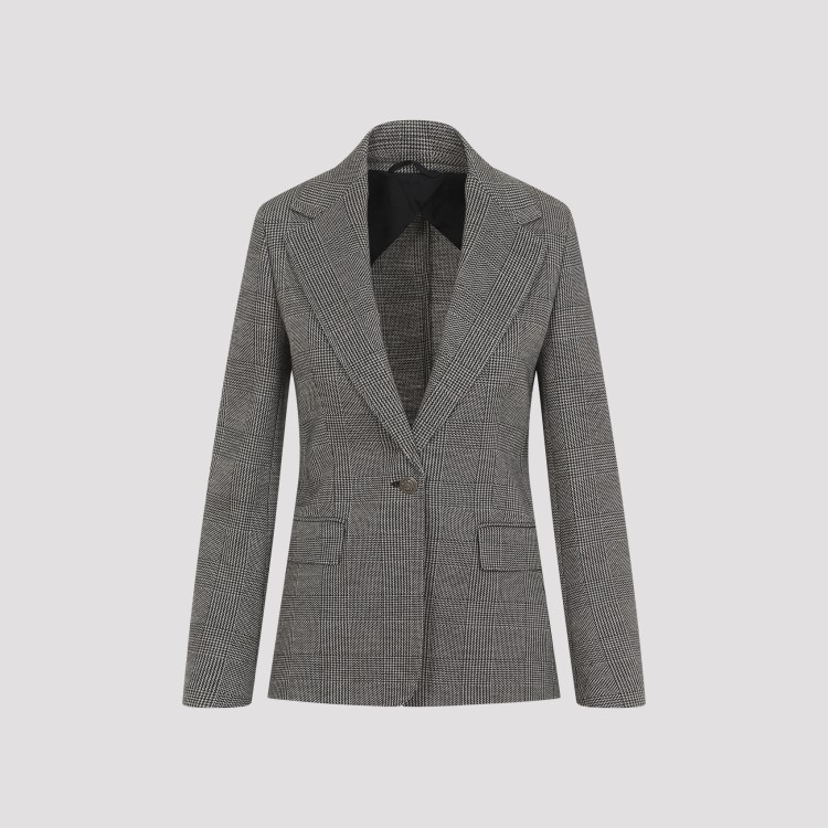 Max Mara Women's Muschio Jacket Principe Galles In Grey