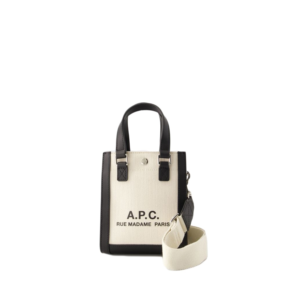 Apc A.p.c. Camille 2.0 Mini Crossbody - Cotton - Black In Black