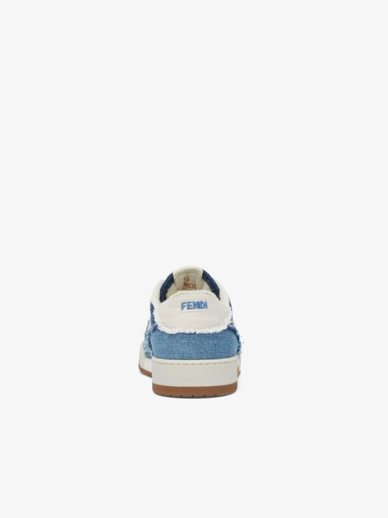 Fendi Match Denim Sneakers in Blue for Men