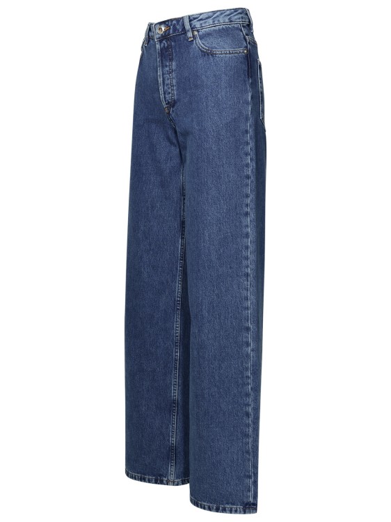 Shop Apc Blue Cotton Jeans