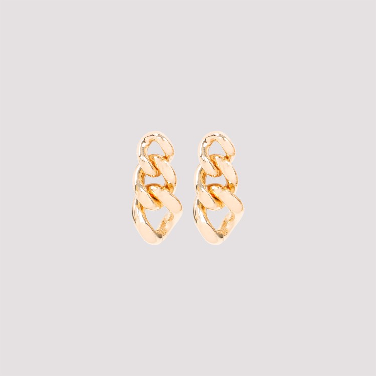 Shop Jil Sander Dw5 Gold Eco-brass Earrings In Not Applicable