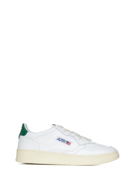 Autry White Lace-up Sneakers
