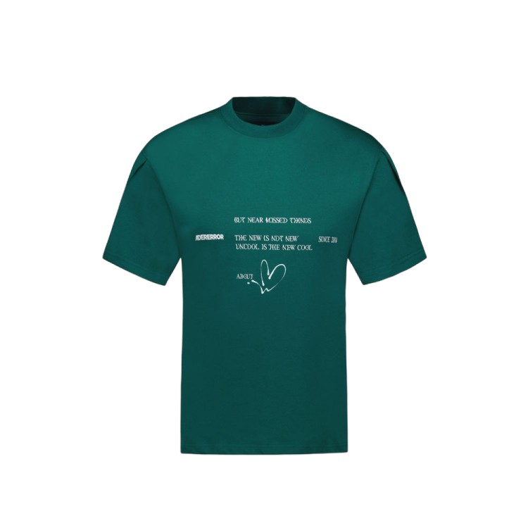 Shop Ader Error T-shirt - Cotton - Green
