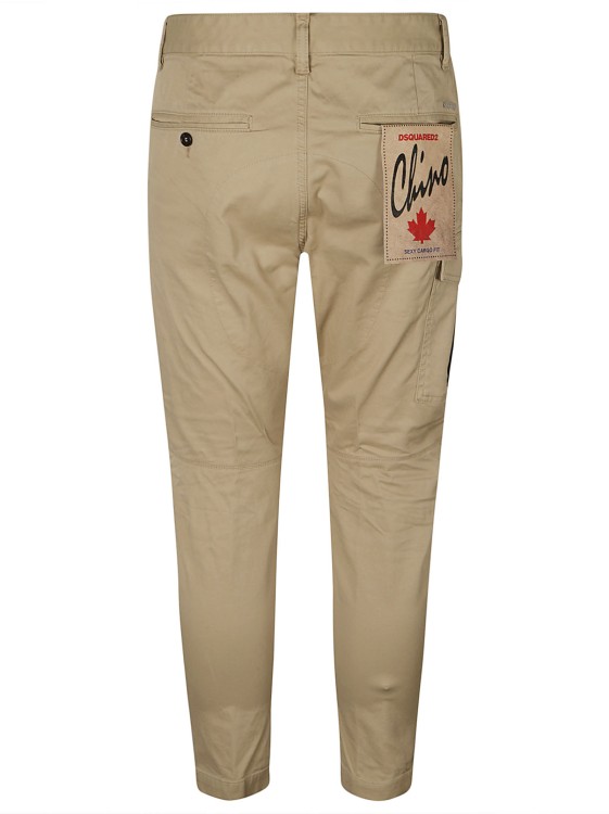 Shop Dsquared2 Button-up Cargo Trousers In Brown