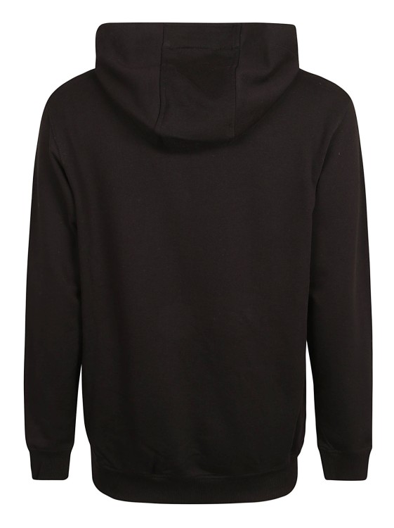 Shop Comme Des Garçons Logo-patch Cotton Hoodie In Black