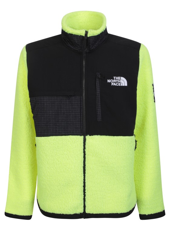 THE NORTH FACE YELLOW PATCHWORK HIGH NECK SWEATSHIRT