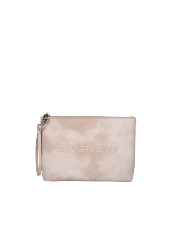 Givenchy Tie-dye Canvas Bag In Grey