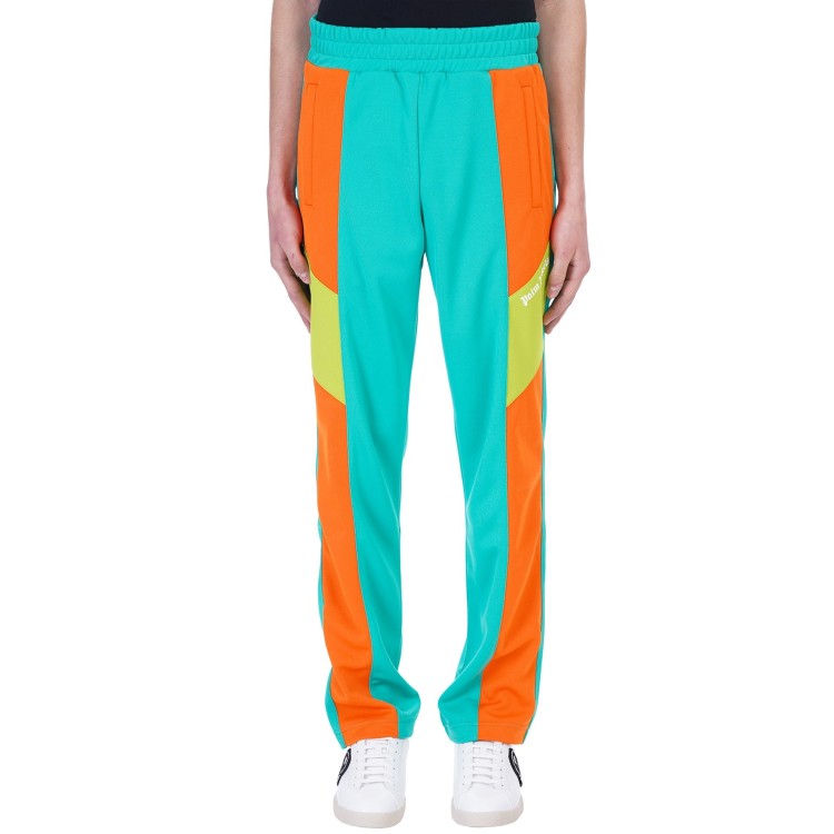 Shop Palm Angels Track Pants In Blue