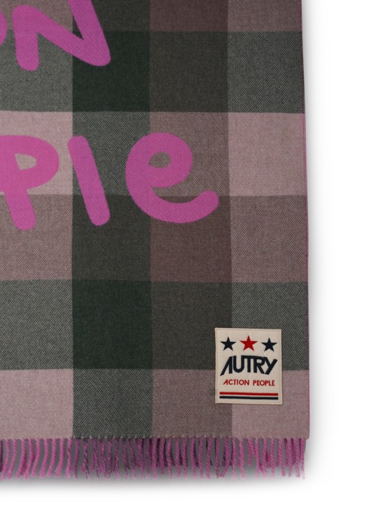Shop Autry Multicolored Wool Blend Blanket