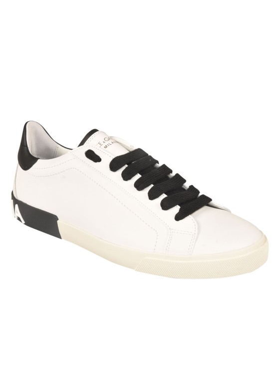 Shop Dolce & Gabbana Portofino Low-top Sneakers In White