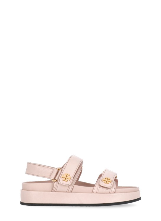 Shop Tory Burch Pink Leather Sandals