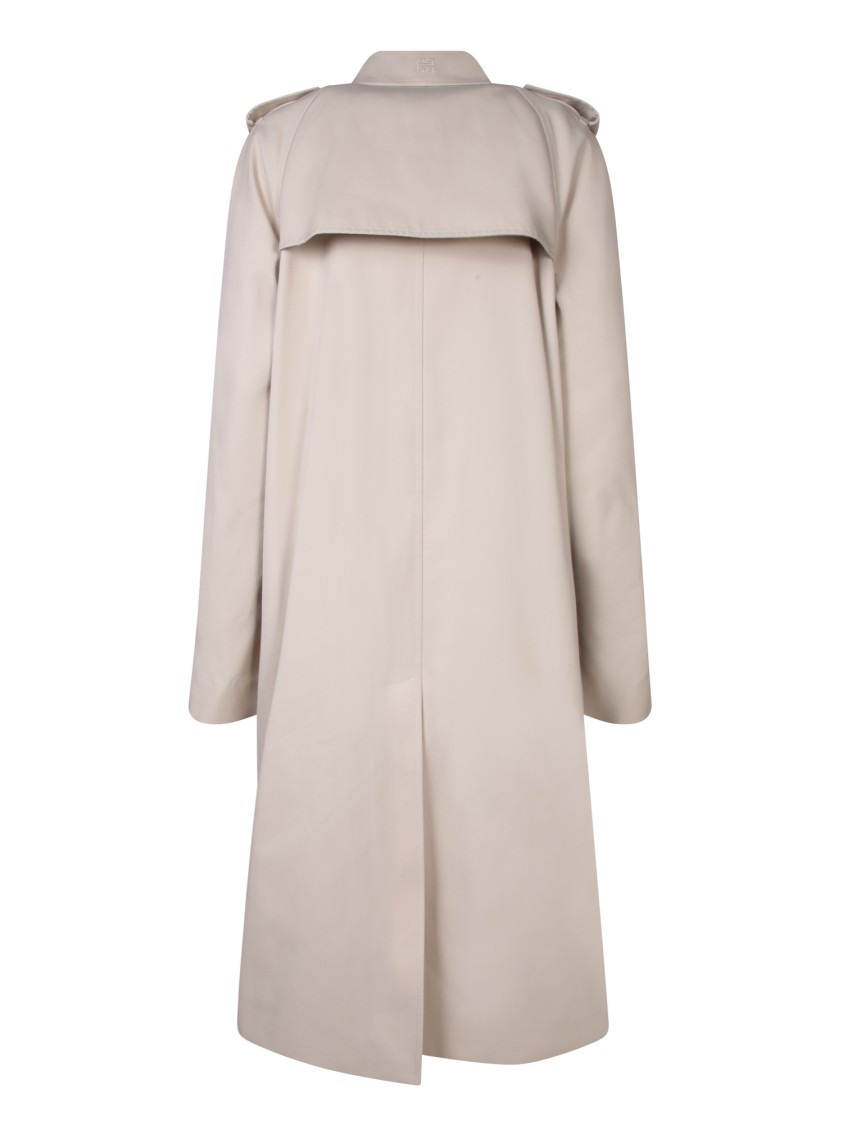 Givenchy Double-breasted Trench Coat In Neutrals