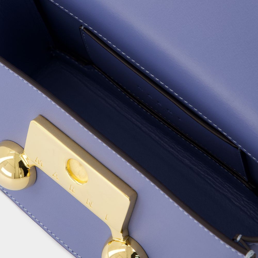 Marni Mini Shoulder Bag In Blue