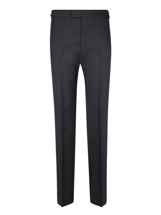 Paul Smith Wool-blend Trousers In Black