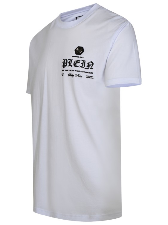 Shop Philipp Plein Short-sleeved T-shirt In White