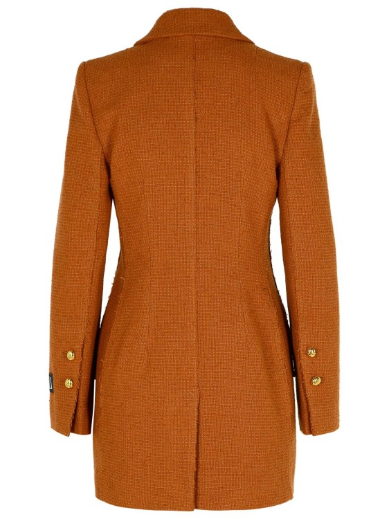 Patou Brown Wool Blend Blazer In Brown
