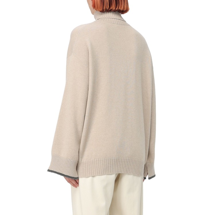 Brunello Cucinelli Cashmere Sweater Women In Neutrals