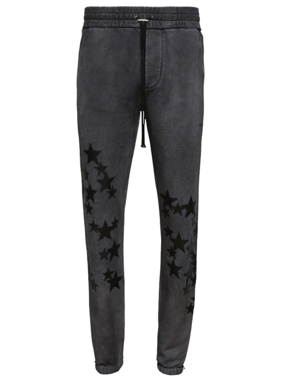 Amiri Star-patches Track Pants In Black