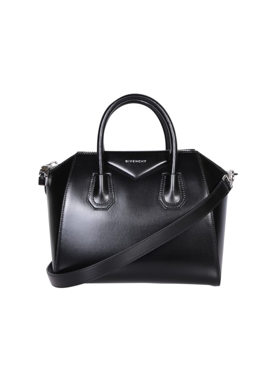 Givenchy Antigona Leather Mini Bag In Black