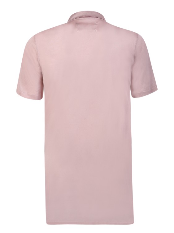 Shop Maison Margiela Classic Polo Shirt In Pink