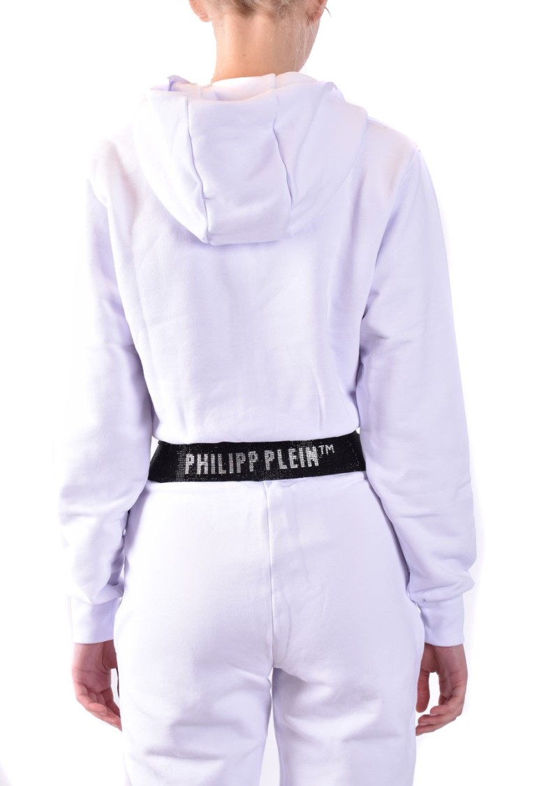 Philipp Plein Elastic Waistband Hooded Blazers In Purple