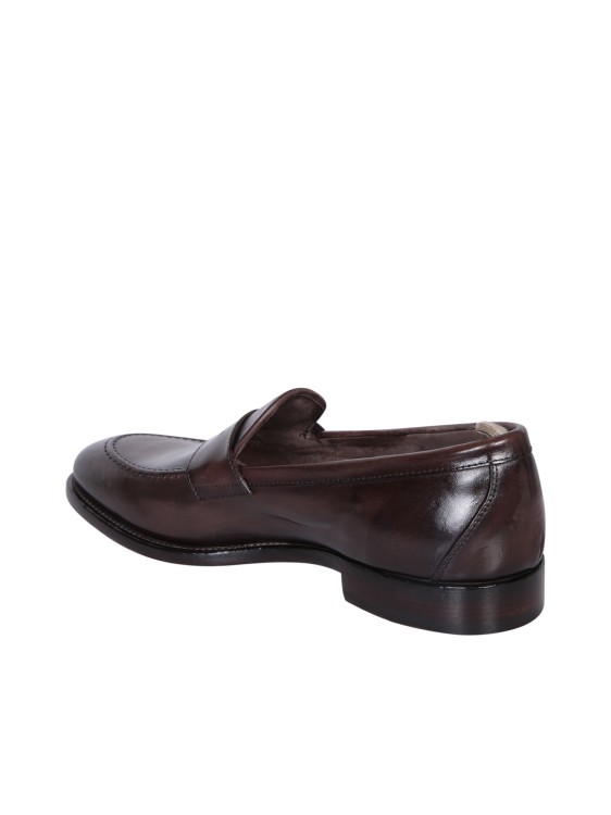 Officine Creative Tulane 003 Leather Penny Loafers In Black