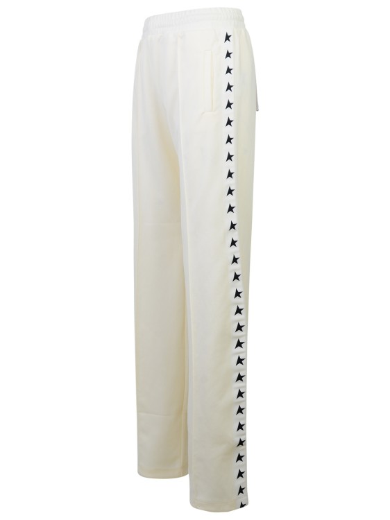 Shop Golden Goose White Polyester Dorotea Pants