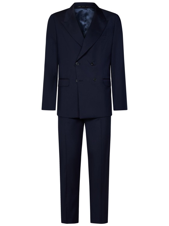 Shop Low Brand Blue Wool Suit