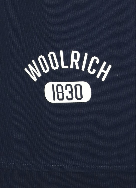 Shop Woolrich Blue Cotton Shoulder Bag