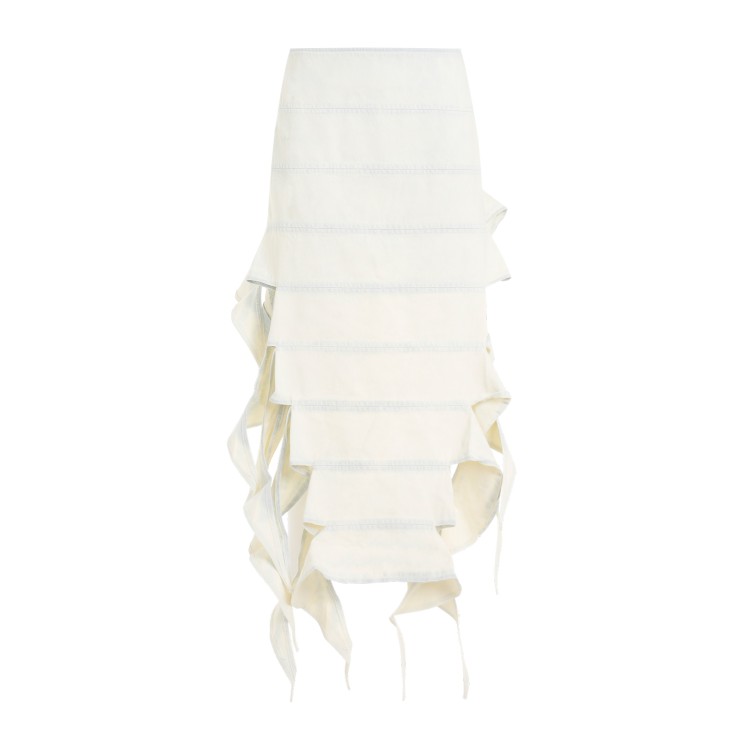 Shop Y/project Snow White Wash Cotton Bug Denim Skirt