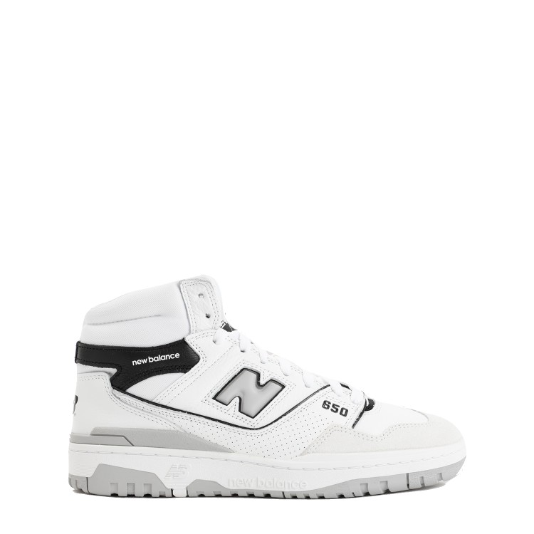 New Balance 650 Leather Sneakers In White
