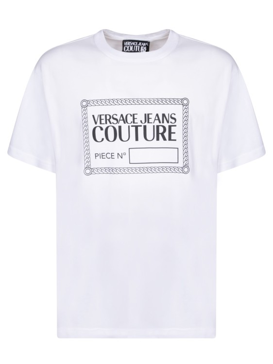 Versace Jeans Couture Front Logo White T-shirt By
