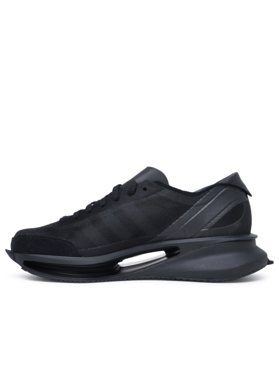 Shop Y-3 S-gendo Run' Black Leather Blend Sneakers