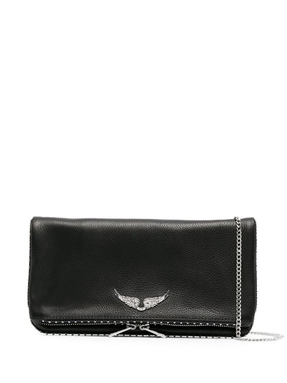 ZADIG & VOLTAIRE STUDDED CLUTCH BAG