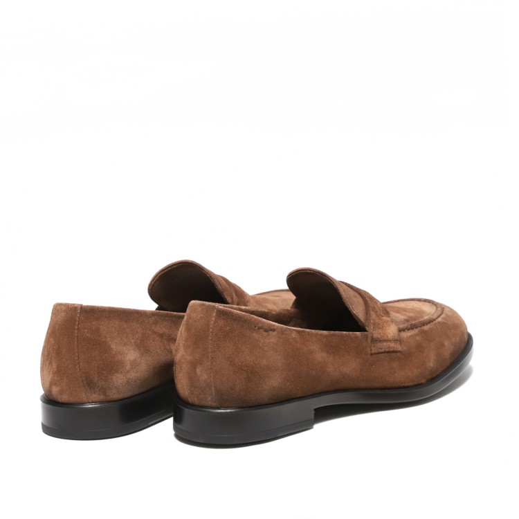 Shop Alexander Hotto Leather Suede Moccasins In Brown