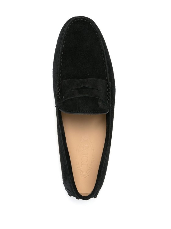 Shop Tod's Gommino Slip-on Loafers In Black