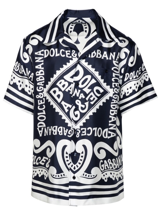 Shop Dolce & Gabbana M/c Print Shirt In Black